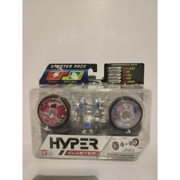 Hyper Cluster Toys Hyper Cluster Yoyo Starter Pack Pink Skulls